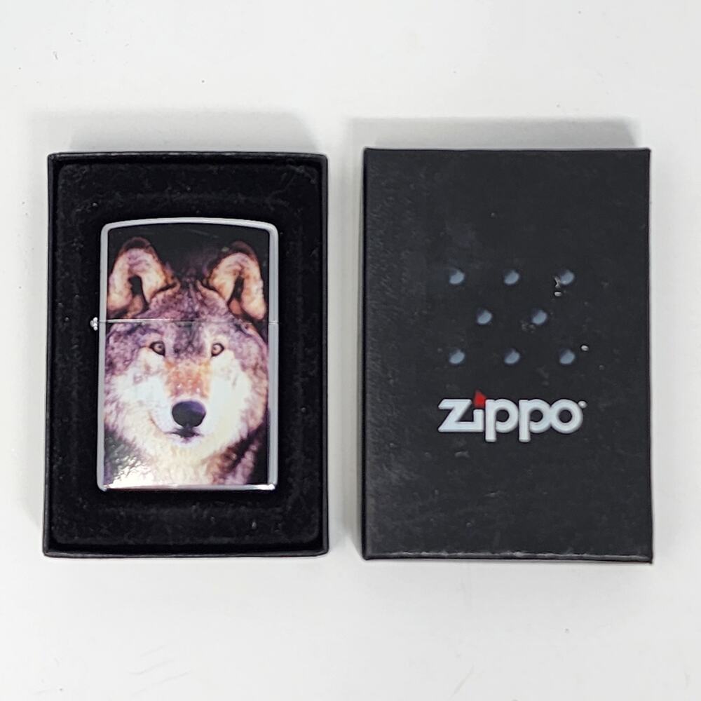 NWT Vintage Collectible Wolf Zippo